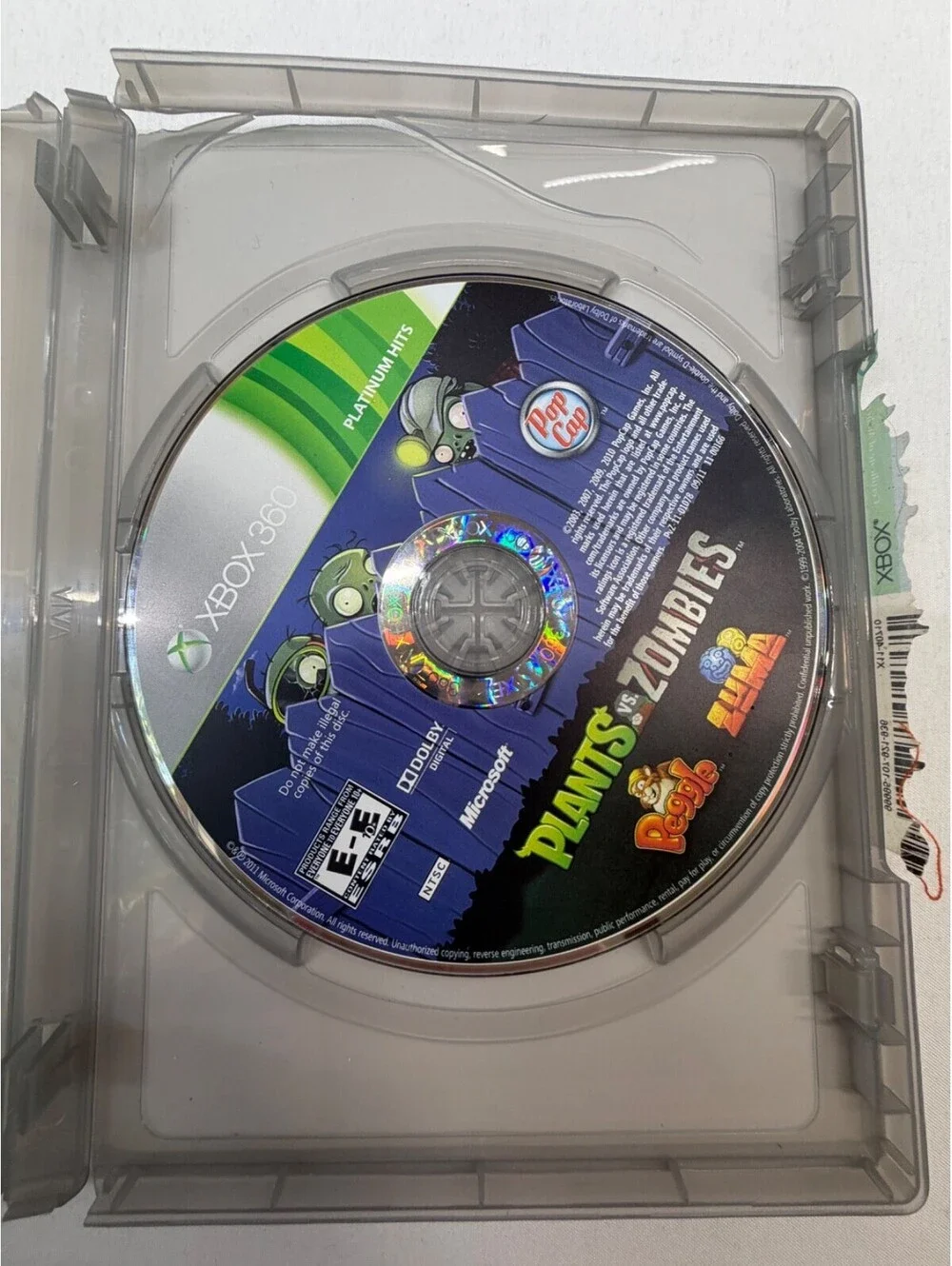 Plants vs. Zombies (Microsoft Xbox 360, 2010) - Complete and Tested